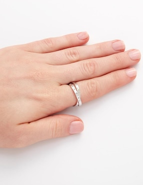 Anillo circular Olivia Burton Classics brillante