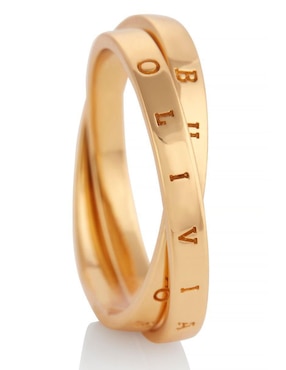 Anillo circular Olivia Burton Classics brillante