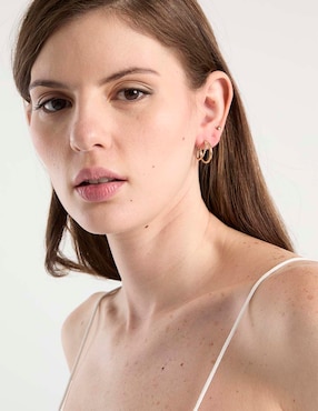 Arracadas Lauren Ralph Lauren Elaina con acabado pulido