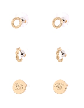 Set de aretes Lauren Ralph Lauren con acabado brillante