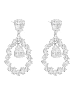 Aretes cortos Givenchy Diamonds and Debutantes con acabado brillante cristal