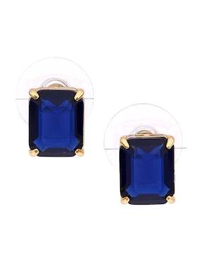 Broqueles rectangular Lauren Ralph Lauren con acabado brillante