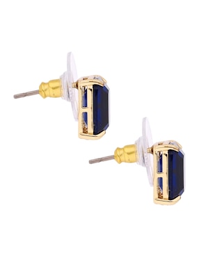 Broqueles rectangular Lauren Ralph Lauren con acabado brillante