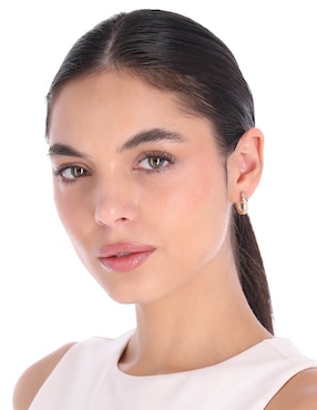 Arracadas Lauren Ralph Lauren con acabado pulido