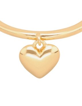 Anillo de corazón Lauren Ralph Lauren Clara pulido