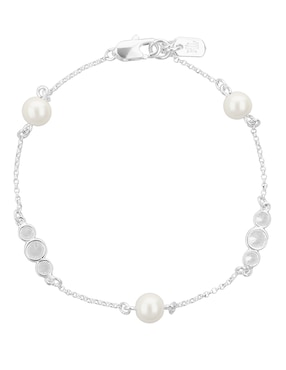 Brazalete Lauren Ralph Lauren con zirconia cúbica Aurelia con acabado brillante