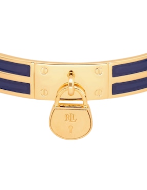 Brazalete Lauren Ralph lauren Saddler con acabado pulido