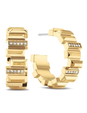 Broqueles Calvin Klein Luster con acabado brillante