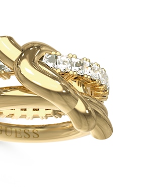 Anillo de infinito Guess HOLD ME TIGHT circonita pavé