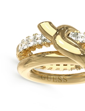 Anillo de infinito Guess HOLD ME TIGHT circonita pavé