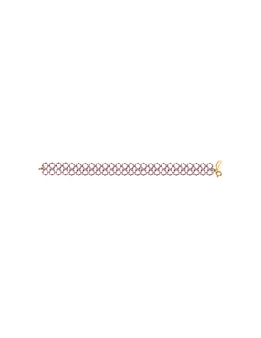Pulsera Westies cristal Filigrana Cup con acabado pavé