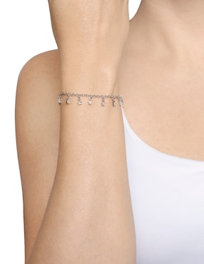 Pulsera Mossimo con zirconia con acabado pulido