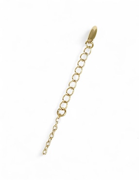 Pulsera Og con acabado baño de oro 18 k