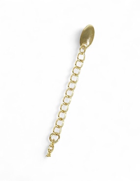 Pulsera Og 18 k con acabado baño de oro