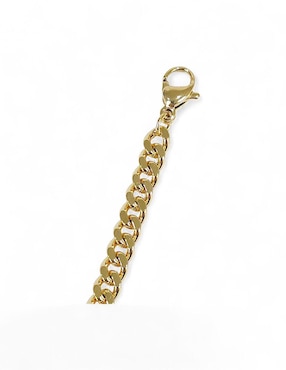 Pulsera Og 18 k con acabado baño de oro