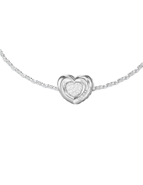 Brazalete guess con circonita love con acabado pavé
