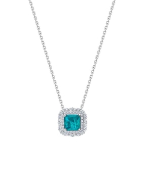 Collar cuadrado Gladkova Joyería de plata P 925