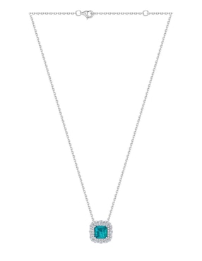 Collar cuadrado Gladkova Joyería de plata P 925