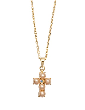 Collar con dije de cruz Carré