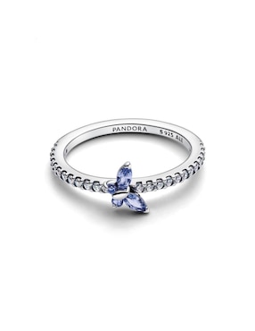 Anillo de mariposa Pandora Timeless P 925 de plata zirconia cúbica brillante