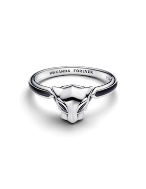 Anillo Pandora Marvel Pantera negra P 925 de plata circonita pulido