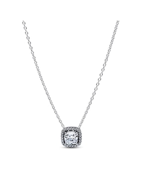 Collar cuadrado Pandora Timeless de plata P 925