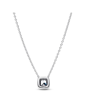 Collar cuadrado Pandora Timeless de plata P 925