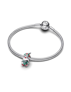 Charm de duende Pandora moments navidad de plata P 925