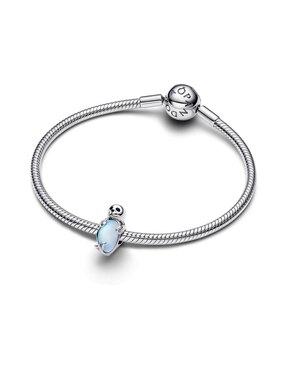 Charm de foca Pandora moments de plata P 925 cristal