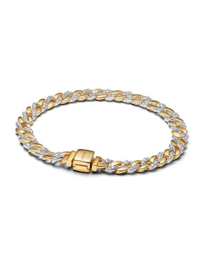 Brazalete Pandora de plata P 925 Timeless con acabado baño de oro