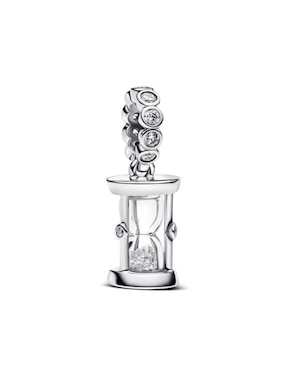 Charm de reloj de arena Pandora moments de plata P 925 zirconia cúbica