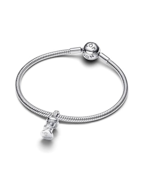 Charm de reloj de arena Pandora moments de plata P 925 zirconia cúbica