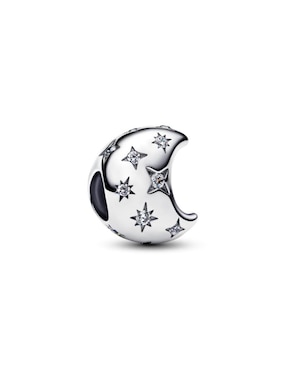 Charm de luna Pandora moments de plata P 925 zirconia cúbica
