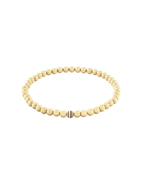 Brazalete Tommy Hilfiger Metal Beads con acabado brillante