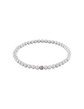 Brazalete Tommy Hilfiger Metal Beads con acabado brillante