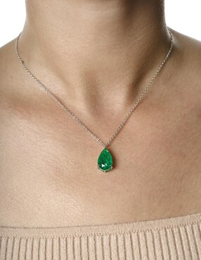 Collar de gota Gladkova Joyería de plata P 925