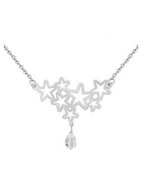 Colgante Y Dije de estrella Anamora Por Tanya Moss celeste de plata P 925
