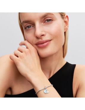 Charm de luna Pandora moments de plata P 925 cristal