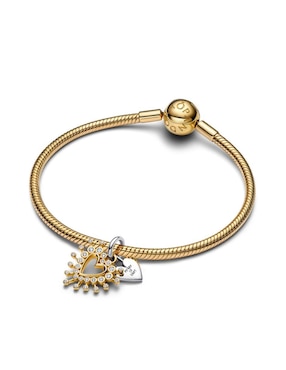 Charm de corazón Pandora moments de plata P 925 zirconia cúbica
