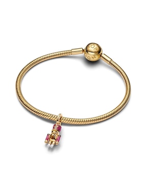 Charm de cascanueces Pandora moments de plata P 925 zirconia cúbica