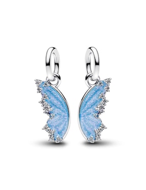 Charm de mariposa Pandora moments de plata P 925 zirconia cúbica