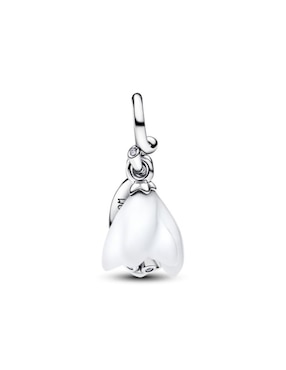 Charm de flor Pandora moments de plata P 925 zirconia cúbica