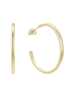 Arracadas Carmela Mía Golden con acabado baño de oro 14 K