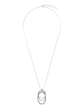 Collar Nine West Tritone Rings And Bars