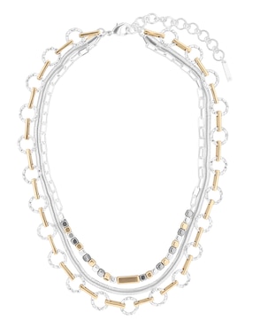 Collar Nine West Tritone Rings And Bars