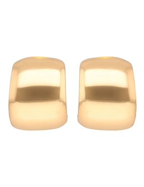 Aretes huggies Nine West Metal Ears con acabado brillante