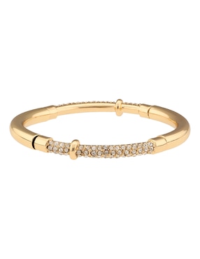 Brazalete Nine West con acabado pavé