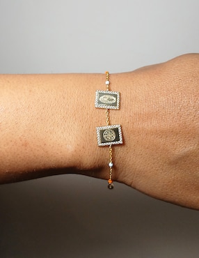 Pulsera Carmela Mía con acabado baño de oro 14 K