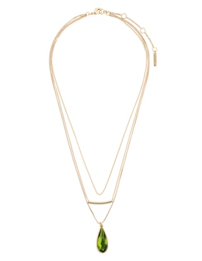 Collar con dije de gota Nine West Key Item