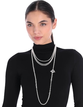 Collar Nine West Textured Baubles